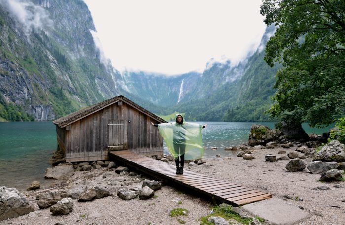 Obersee v dešti