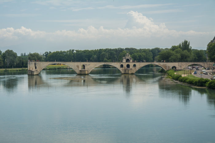 Avignonský most (Saint Bénezet) z roku 1355